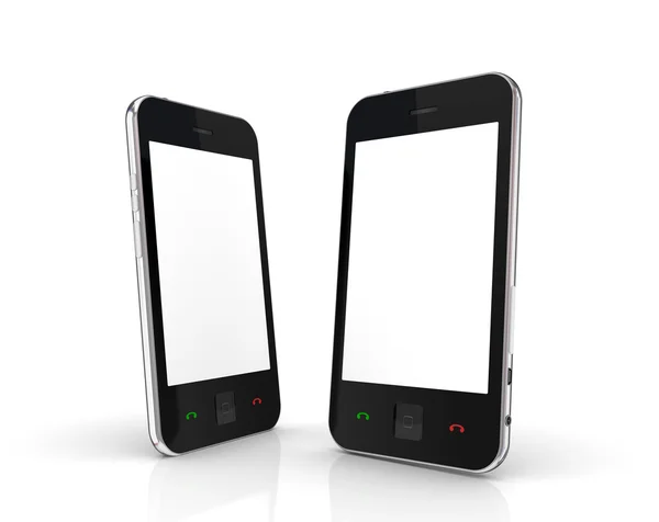 Modern mobile phones with touchscreen. — Stock Photo, Image