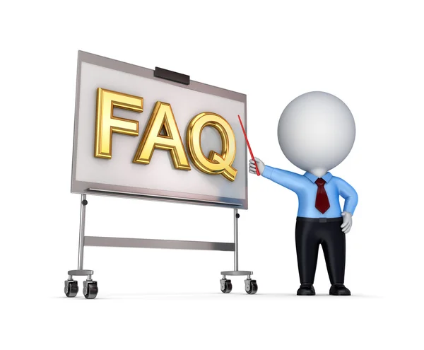 FAQ-konceptet. — Stockfoto