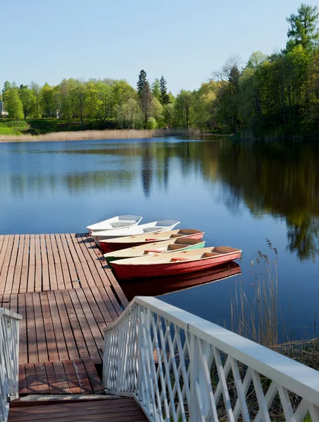 stock image Gardens and parks of suburbs of St. Petersburg