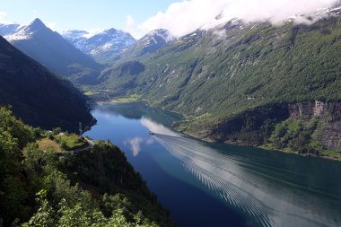 Geiranger Fjord clipart