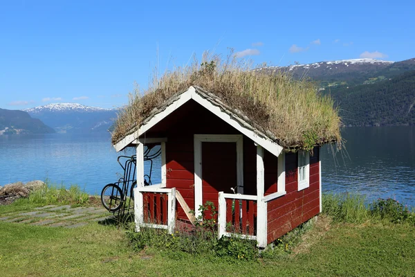 Norweskie chaty — Zdjęcie stockowe