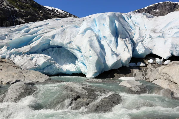 Nigardsbreen glaciär — Stockfoto