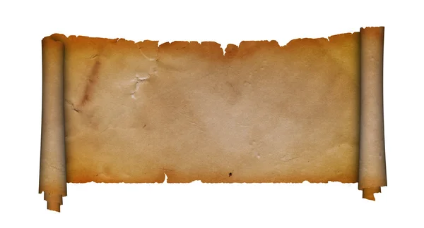 Rolagem de pergaminho antigo . — Fotografia de Stock