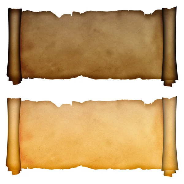 Scroll of antique parchment. — Stock Photo, Image
