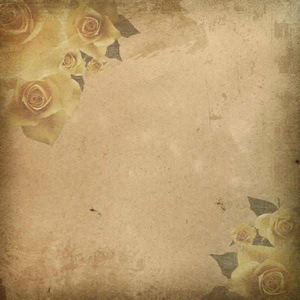 stock image Vintage floral background.