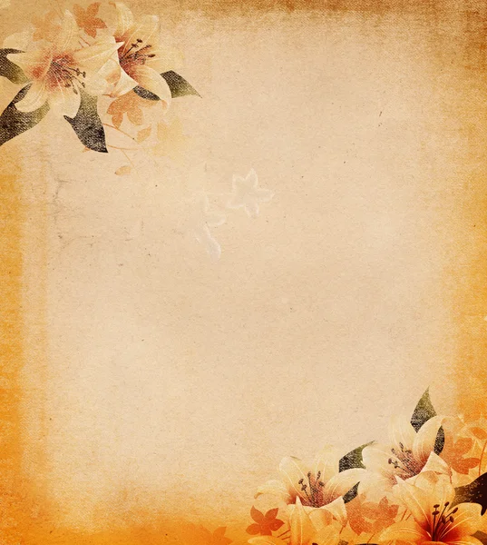 Vintage floral background. — Stock Photo, Image