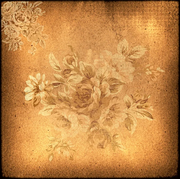 Grunge floral background. — Stock Photo, Image