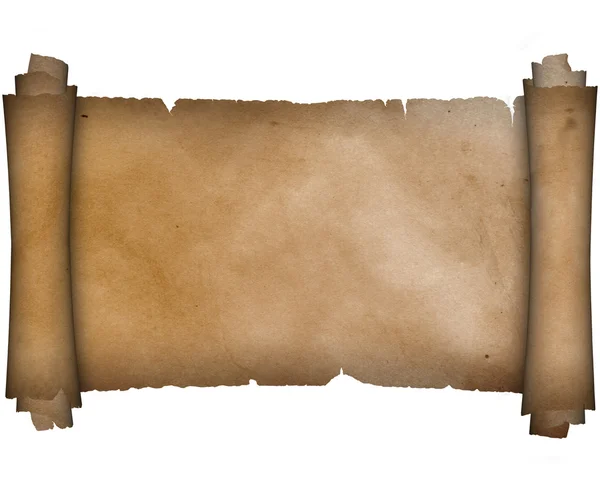 stock image Scroll of antique parchment.