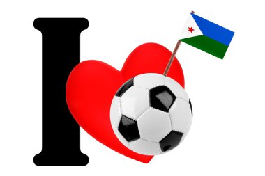 I love soccer ball clipart