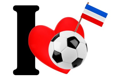 I love soccer ball clipart