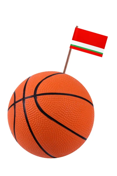 Voleybolu top ulusal bayrakla işaretle — Stok fotoğraf