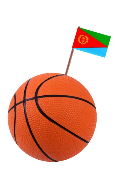 Röplabda nemzeti zászló — Stock Fotó