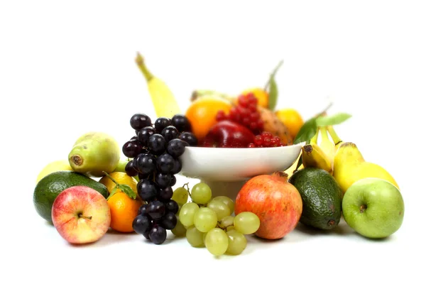 Groenten en fruit, met ondiepe focus — Stockfoto