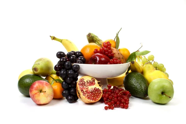 Frutas en un plato de frutas — Foto de Stock