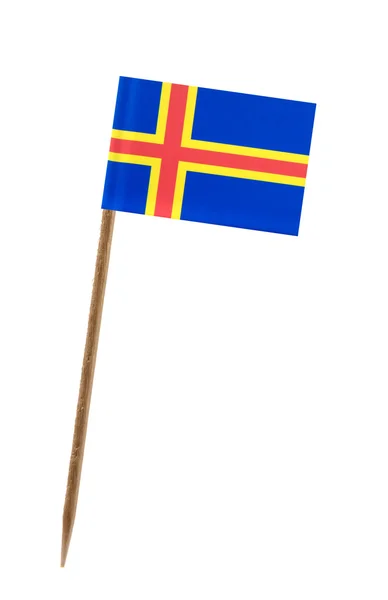 Vlajka Alandských ostrovů — Stock fotografie
