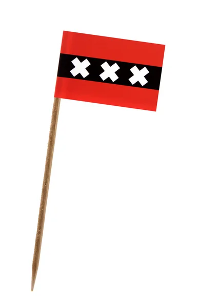 Flagga amsterdam — Stockfoto