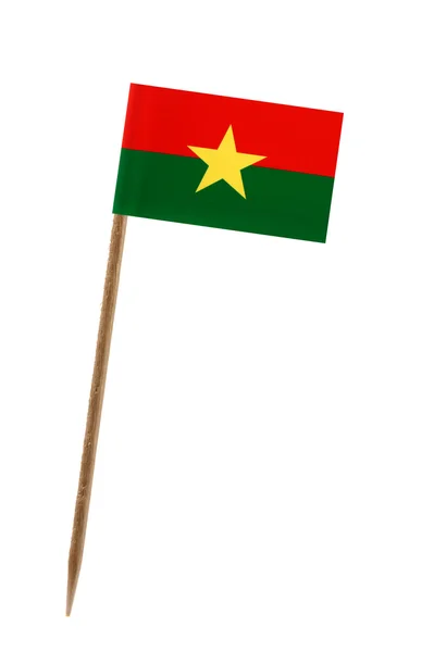 Burkina Fasos flag - Stock-foto