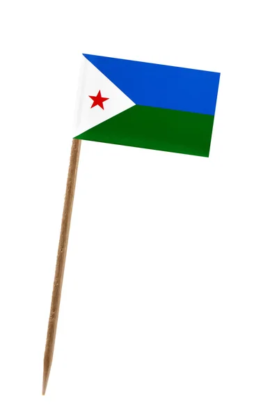 吉布提的旗子 — 图库照片