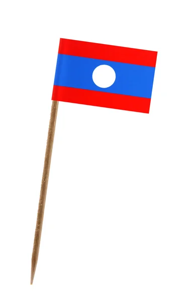 Laoská vlajka — Stock fotografie
