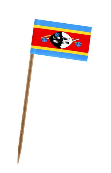Svazijská vlajka — Stock fotografie