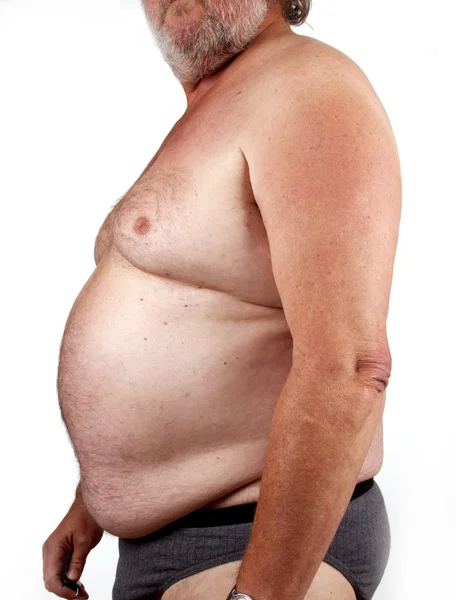 Толстый человек — стоковое фото