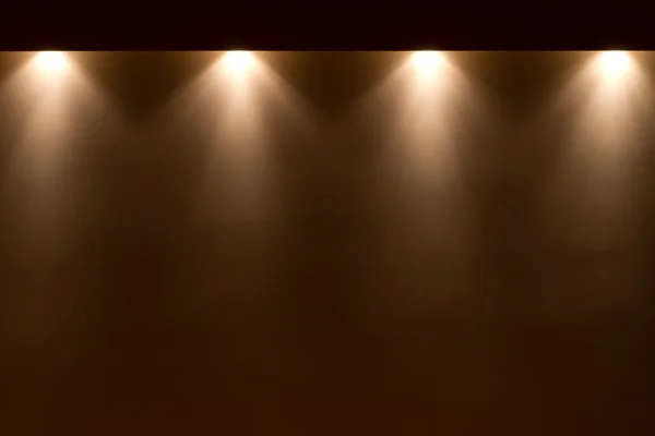 Lichter an der Wand — Stockfoto