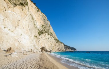 Beyaz Porto katsiki beach (lefkada, Yunanistan)