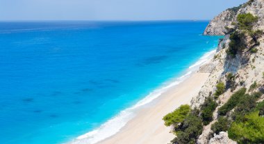 Beyaz egremni beach (lefkada, Yunanistan)