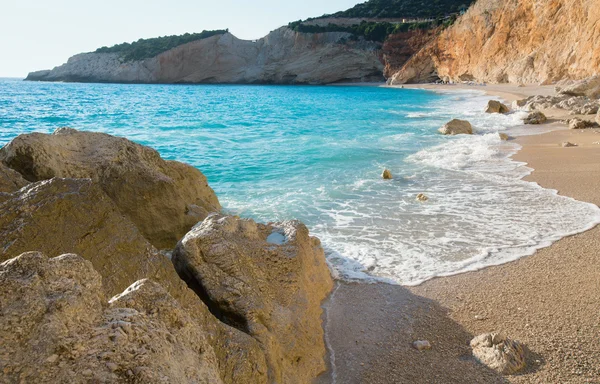 Пляж Порто Кацики (Лефкада, Греция) ) — стоковое фото