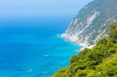 Lefkada sahil beach (Yunanistan)