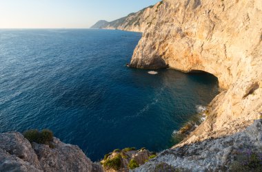 Ionian Sea (Le Porto Katsiki kumsalda güzel yaz görünümünden