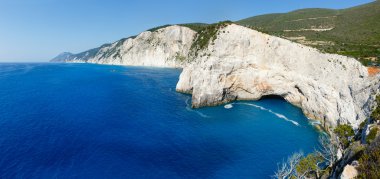 Yaz Lefkada Adası Sahil (Yunanistan)