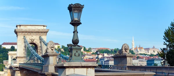 Budapeste vista manhã — Fotografia de Stock