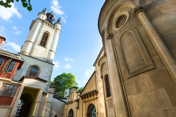 Вірменська церква у місті Львів (Україна) — стокове фото