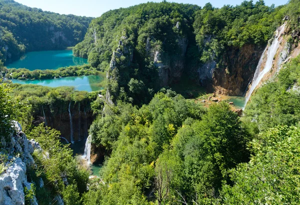 Parque Nacional dos Lagos de Plitvice (Croácia ) — Fotografia de Stock