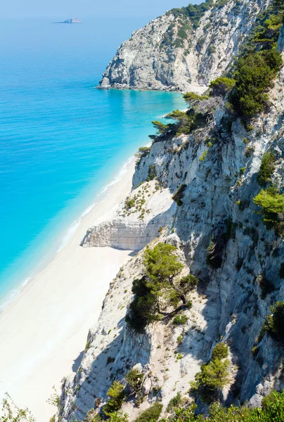 White Egremni beach (Lefkada, Greece) — Stock Photo, Image