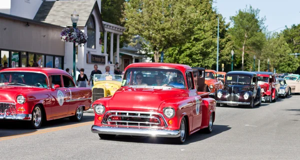 Show de autos clásicos americanos — Foto de Stock