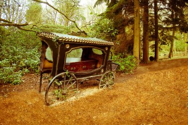 Old hearse . clipart