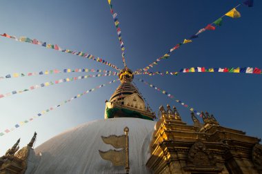 swayambhunath pagoda, Katmandu, nepal ünlü Budist tapınağı olduğunu. Tapınak da 