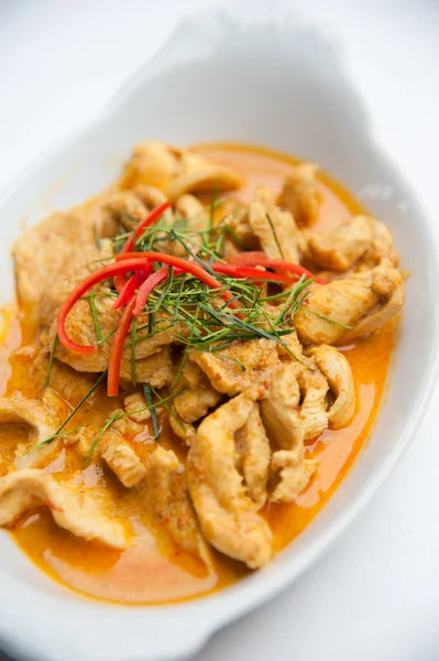 Stock image Dried red pork coconut curry (Panaeng) : Delicious and famous Thailand food