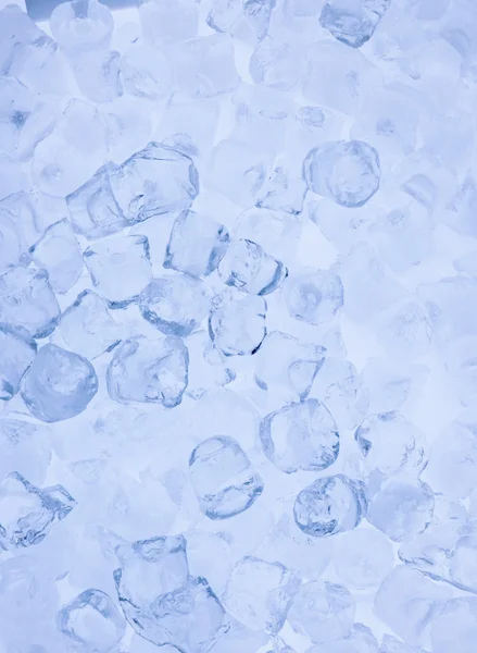 Kék háttér jégkockát — Stock Fotó