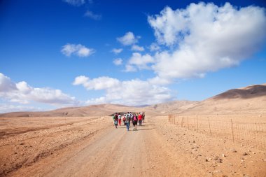 İç kısımda fuerteventura, Kanarya Adaları