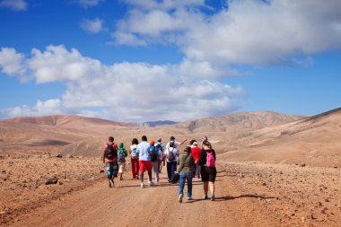 İç kısımda fuerteventura, Kanarya Adaları