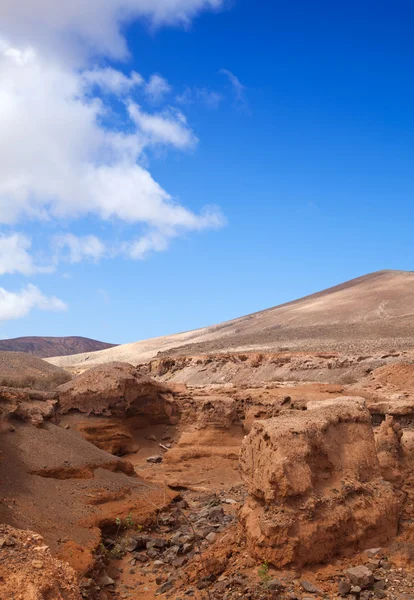 Fuerteventura, Canarische eilanden, el barranco de los molinos — Stockfoto
