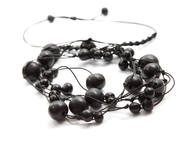Jednoduchý náhrdelník z acai a jiná semena — Stock fotografie