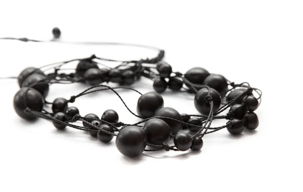 Jednoduchý náhrdelník z acai a jiná semena — Stock fotografie