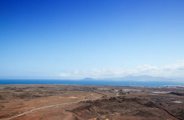 Północnej części wyspy Fuerteventury — Zdjęcie stockowe