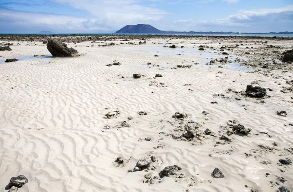 stock image Fuerteventura, Canary Islands, Corralejo Flag Beach