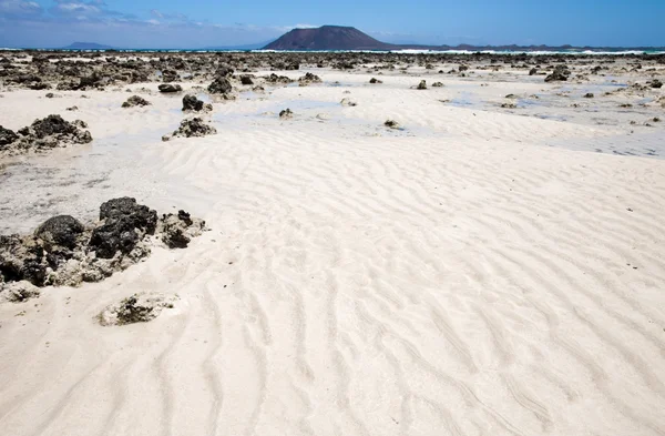 Fuerteventura, kanarische inseln, corralejo flagge strand — Stockfoto