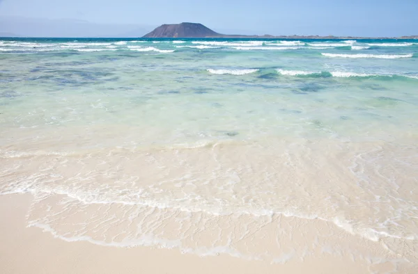 Fuerteventura, Corralejo Bandiera Spiaggia — Foto Stock